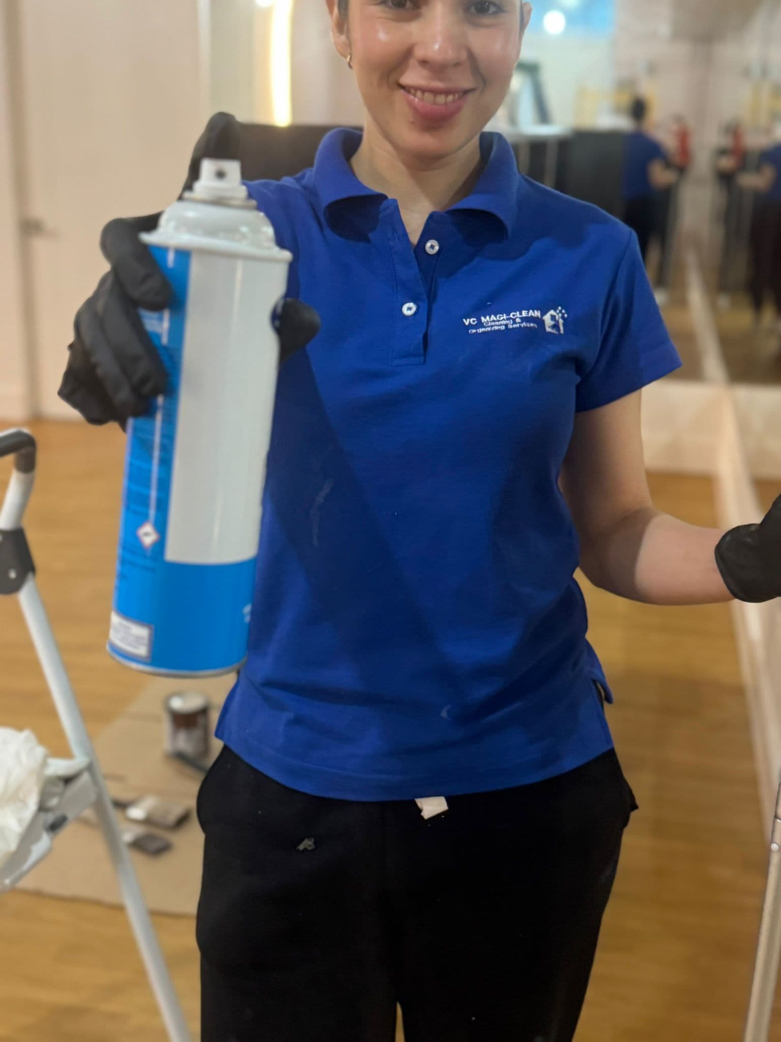 VC Magi-Clean professional cleaner at work